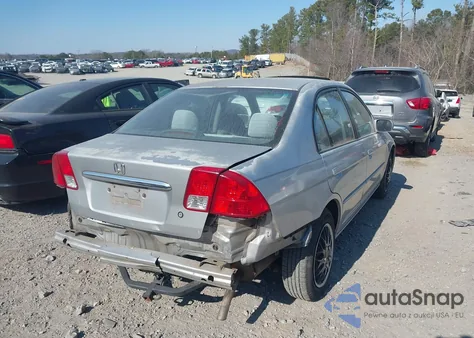 2003 Honda Civic Ex z USA, uszkodzony, nr VIN 2HGES26853H503887